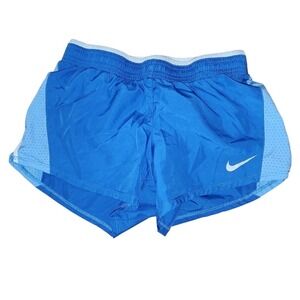 Nike Dri-Fit Running Shorts Women's Blue Athletic Gym Workout Sportswear C33